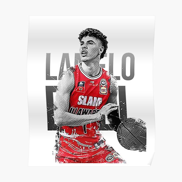 "Lamelo Ball Red" Poster For Sale By Aimeeart88 | Redbubble