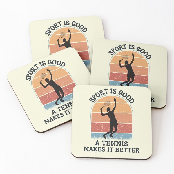 Item preview, funny retro vintage sport quote for tennis lover designed and sold by salahnewdesign.