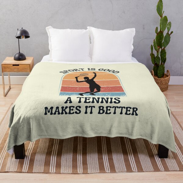Item preview, funny retro vintage sport quote for tennis lover designed and sold by salahnewdesign.
