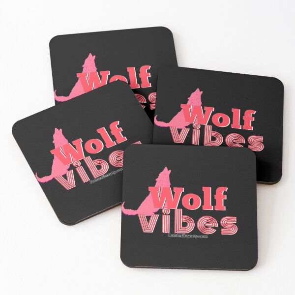 Item preview, WOLF VIBES- Bright Peach designed and sold by BOLDERSALONS.