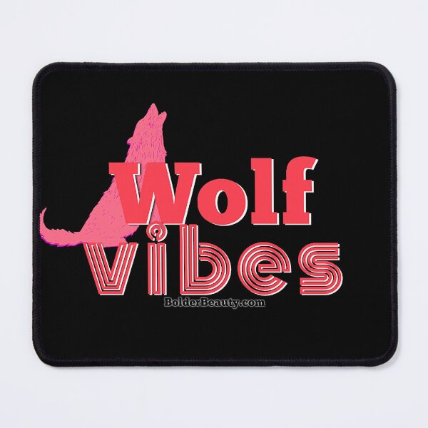 Item preview, WOLF VIBES- Bright Peach designed and sold by BOLDERSALONS.