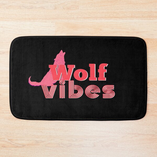 Item preview, WOLF VIBES- Bright Peach designed and sold by BOLDERSALONS.