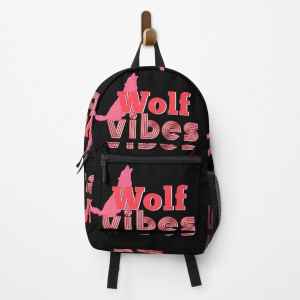 Item preview, WOLF VIBES- Bright Peach designed and sold by BOLDERSALONS.