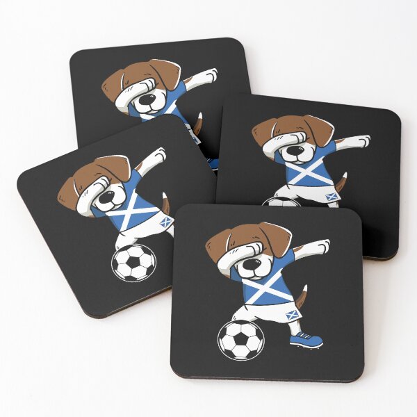 Item preview, Dabbing Dog Scottish Flag Gift Scotland Football  designed and sold by Lenny Stahl.