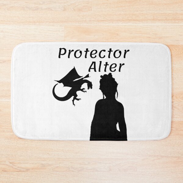 Item preview, Dragon Protector Alter (Black on White)  designed and sold by GladBlackLamb.