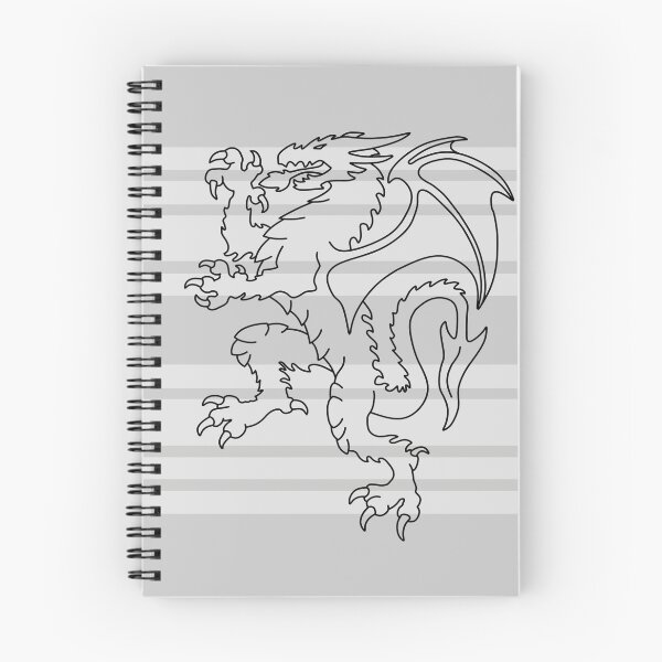 Item preview, Heraldic Dragon on Contemporary Background designed and sold by geekymindus.