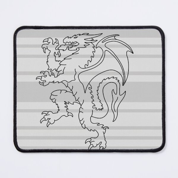 Item preview, Heraldic Dragon on Contemporary Background designed and sold by geekymindus.