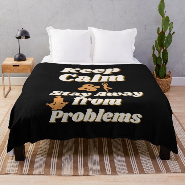 Item preview, Keep Calm and Stay Away From Problems | Positivity Tees designed and sold by StreetShirts1.