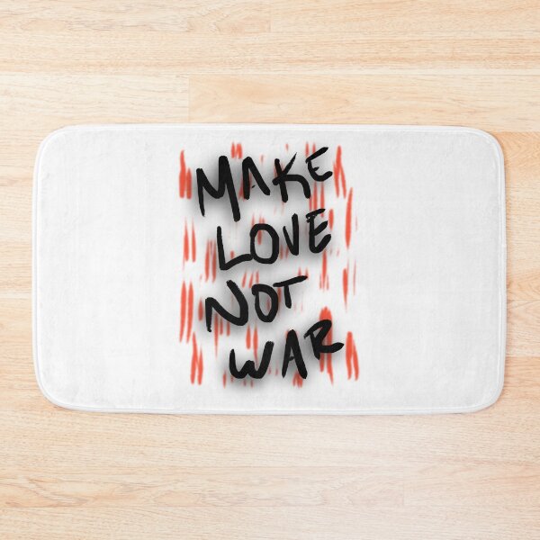 Item preview, make love not war designed and sold by Meo Design.