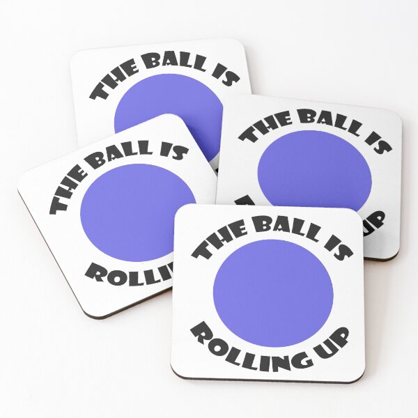 Item preview, The Ball Is Rolling Up (Blue) designed and sold by -Ruby-Grace-.