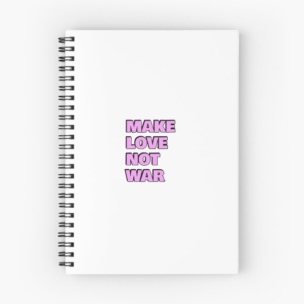 Item preview, Make Love Not War - pink textual design designed and sold by Inspirationmotivation.