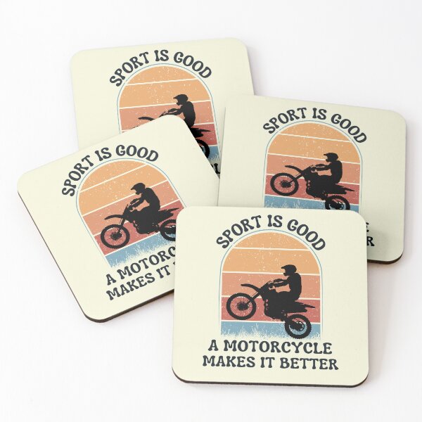 Item preview, funny retro vintage sport quote for motorcycle lover designed and sold by salahnewdesign.