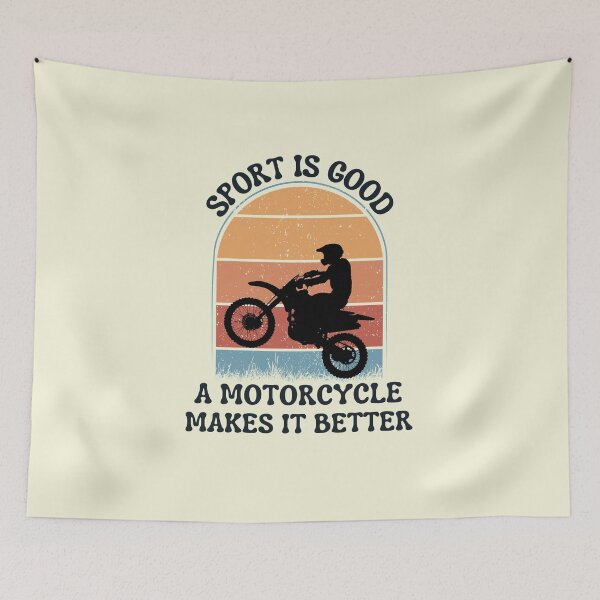 Item preview, funny retro vintage sport quote for motorcycle lover designed and sold by salahnewdesign.