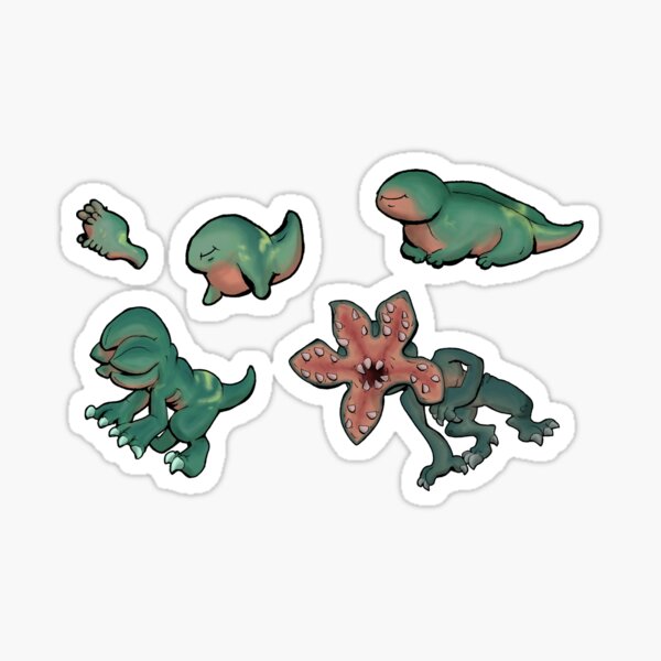 Item preview, Demogorgon Sticker Sheet designed and sold by zladdsmith.
