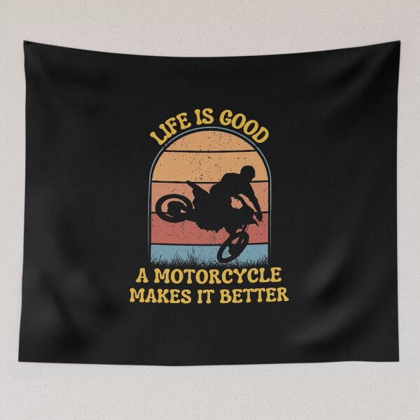 Item preview, funny retro vintage sport quote for motorcycle lover designed and sold by salahnewdesign.