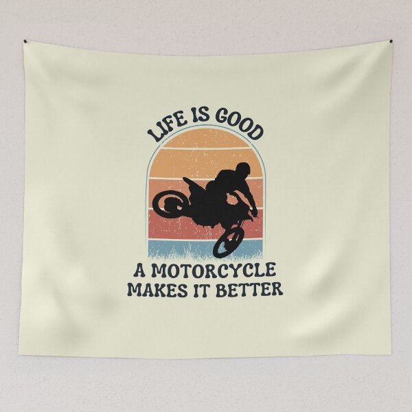 Item preview, funny retro vintage sport quote for motorcycle lover designed and sold by salahnewdesign.