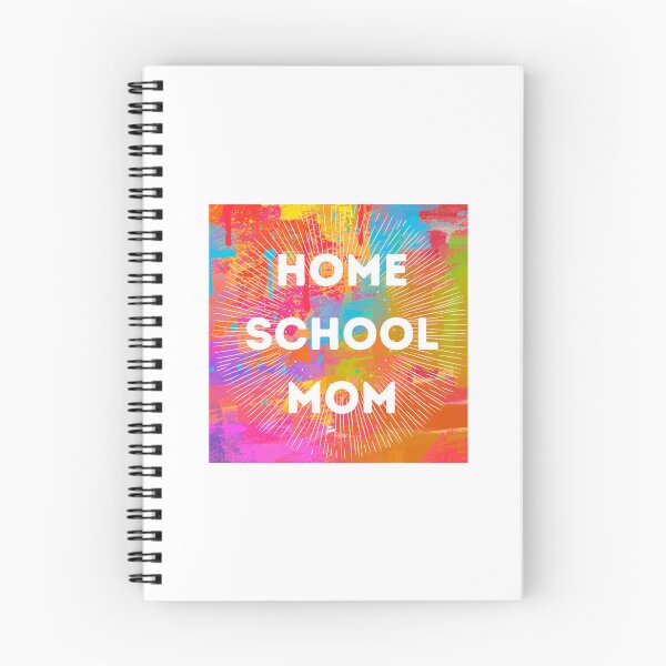 Item preview, Homeschool Mom Neon // Modern Bright Colorful Typography Art designed and sold by thehomeroom.