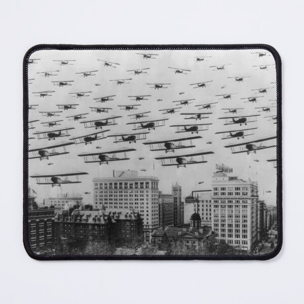 Item preview, Composite Photo Showing Many Planes Over Portland Oregon - 1920 designed and sold by warishellstore.