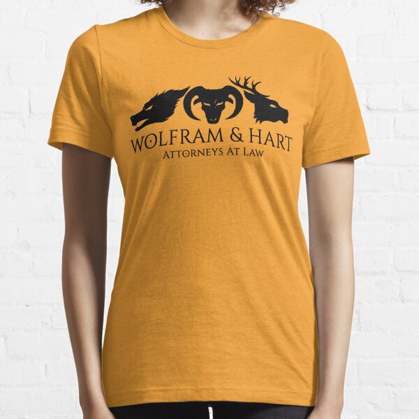 wolfram and hart t shirt