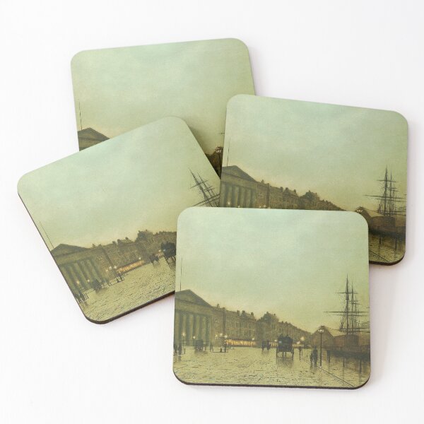 Item preview, The Custom House, Liverpool - John Atkinson Grimshaw (1892) designed and sold by CartoClassics.