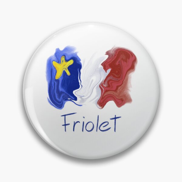 Item preview, Acadian Flag pastel liquid Friolet  - Drapeau acadien liquide pastel Friolet  designed and sold by ColoursOfFrance.
