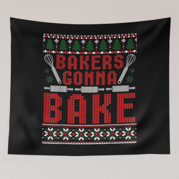 Item preview, Bakers Gonna Bake Cookie Baking Ugly Christmas Sweater  designed and sold by laurenm233.