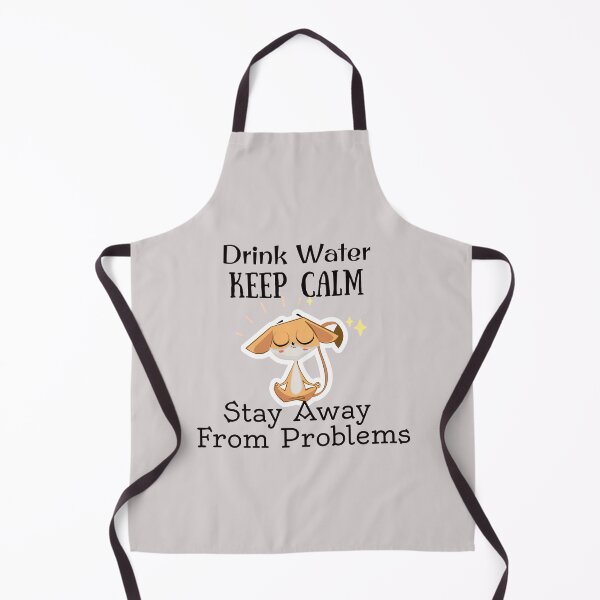 Item preview, Drink Water Keep Calm Stay Away From Problems - Cute Animal Doing Yoga designed and sold by universegrace.
