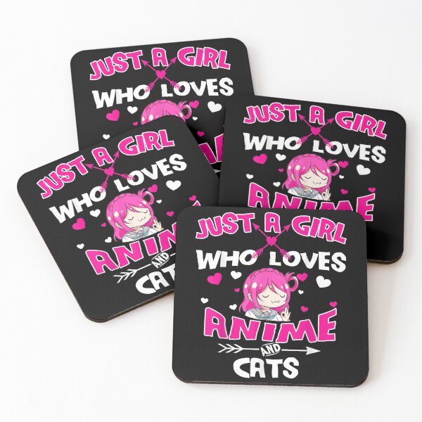 Item preview, Just A Girl Who Loves Anime And Cats Cat Pet Otaku  designed and sold by laurenm233.