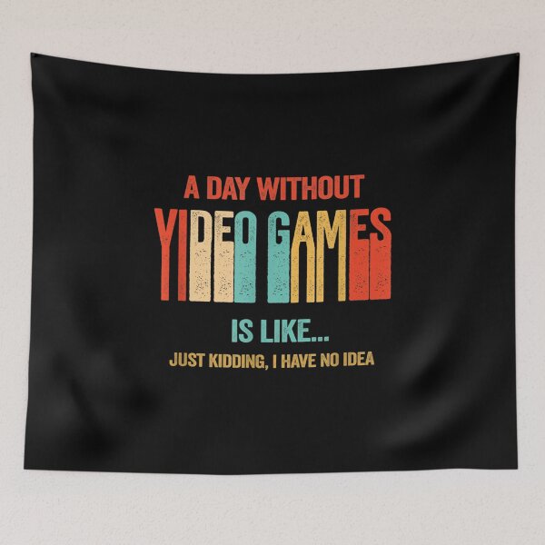 Item preview, Funny A Day Without Video Games Is Like Retro Gamer Boys Men  designed and sold by laurenm233.