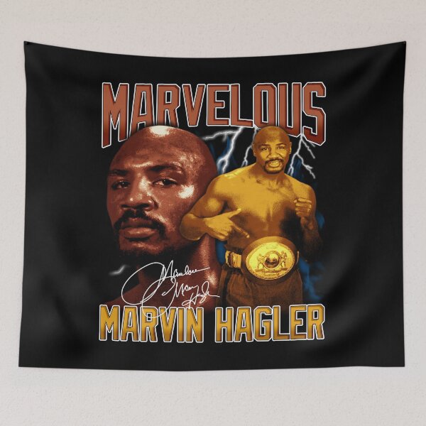Item preview, Vintage Marvelous Marvin Hagler Boxing Legend Signature Retro 80s 90s Bootleg Rap Style designed and sold by HayleyMonahan.