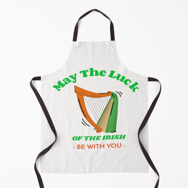 Item preview, St. Patrick's Day - May The Luck Of The Irish Be With You - Tri- Coloured Harp designed and sold by LMcDs.
