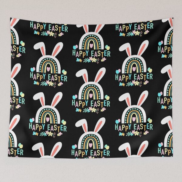 Item preview, Cute Easter Bunny Happy Easter Rainbow For Kids Girls Women designed and sold by sundae-artisan.