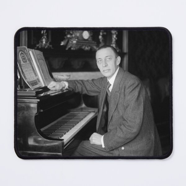 Item preview, Sergei Rachmaninoff At The Piano - Circa 1915 designed and sold by warishellstore.