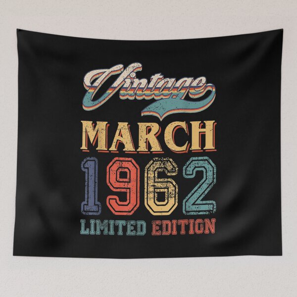 Item preview, Retro March 1962 Limited Edition Vintage 60 Years Old  designed and sold by laurenm233.