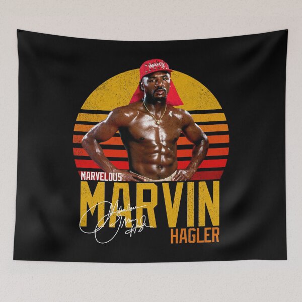 Item preview, Vintage Marvelous Marvin Hagler Boxing Legend Signature Retro 80s 90s Bootleg Rap Style designed and sold by HayleyMonahan.