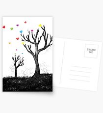 Autumn Love Postcards