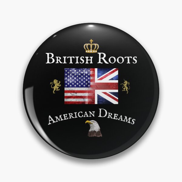 Item preview, BRITISH ROOTS AMERICAN DREAMS Old Glory and Union Jack Flag designed and sold by Krafty  Arts Studio.