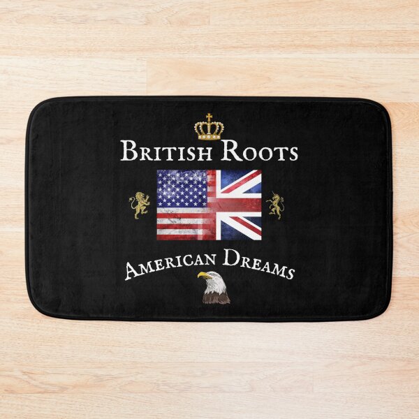 Item preview, BRITISH ROOTS AMERICAN DREAMS Old Glory and Union Jack Flag designed and sold by Krafty  Arts Studio.