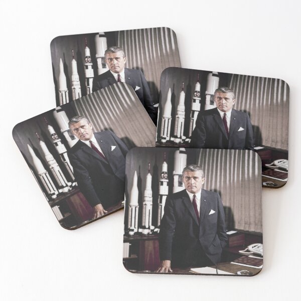 Item preview, Wernher von Braun On His Office - 1964 designed and sold by warishellstore.