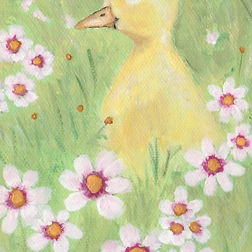Artwork thumbnail, Spring Duckling by Shelly Moore