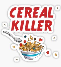 Breakfast Cereal Killer Sticker