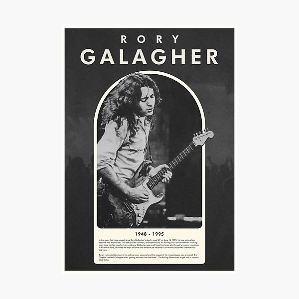 Item preview, Rory Gallagher - Poster designed and sold by Santiago Herrera.