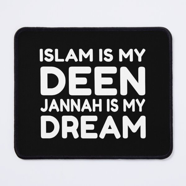 Item preview, islam is my deen jannah is my dream - islamic art quotes 3 designed and sold by EfenDesign.