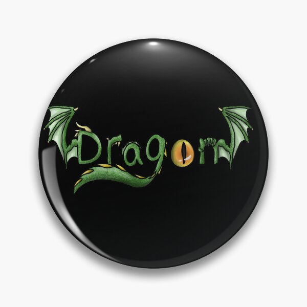Item preview, Dragon word, Green dragon design designed and sold by Bailey Swinney.
