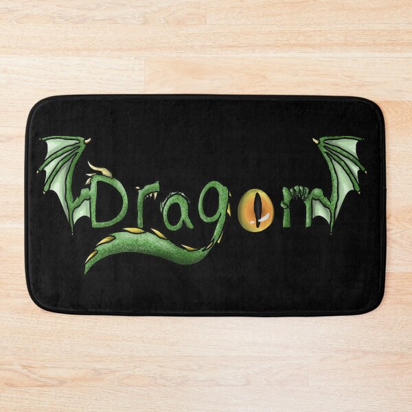 Item preview, Dragon word, Green dragon design designed and sold by Bailey Swinney.