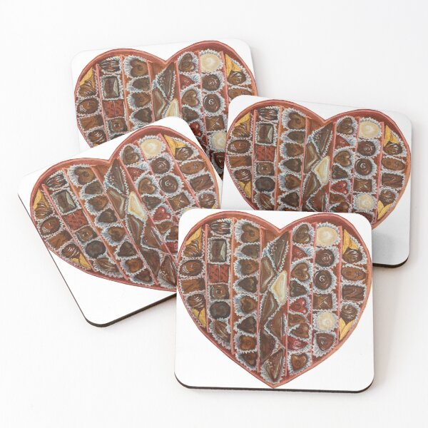 Item preview, Valentines Day Chocolate Heart Shaped Box designed and sold by dinatrix.
