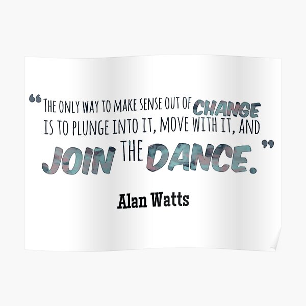 PHOTO GIFT THE PSYCHONAUT SERIES ALAN WATTS QUOTE POSTER 2