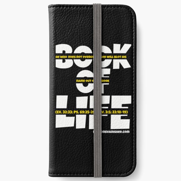 Book of Life Gold - Christian iPhone Wallet