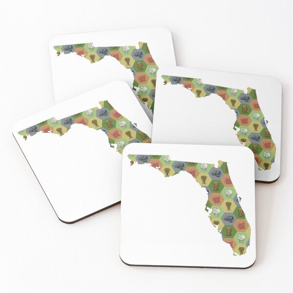 Item preview, Classic Board Game Resource Map of Florida designed and sold by adamkenney.