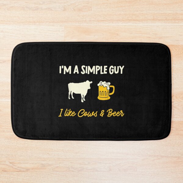 Item preview, Mens Cow Farmer I'm A Simple Guy I Like Cows And Beer  designed and sold by laurenm233.